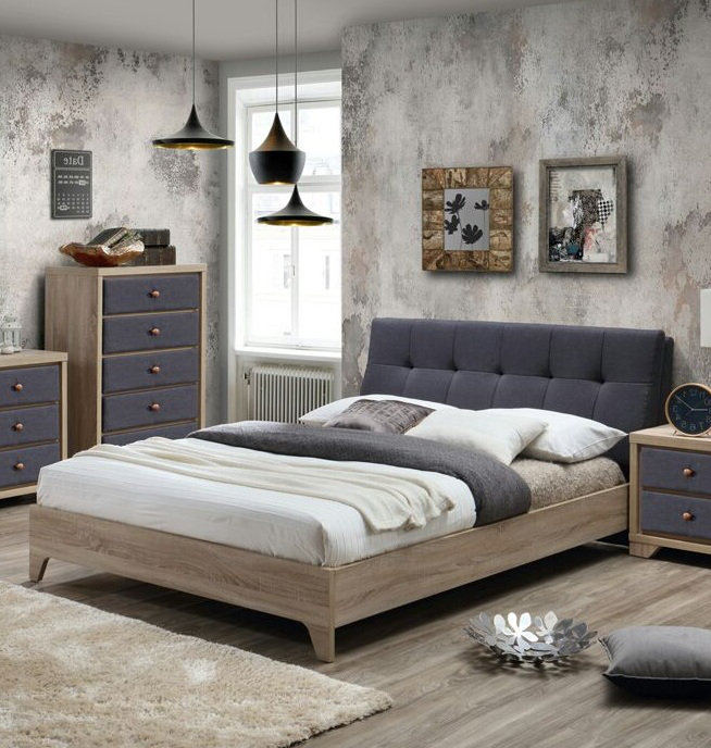 San Gabriel Upholstered Bed, Kingsize (5')