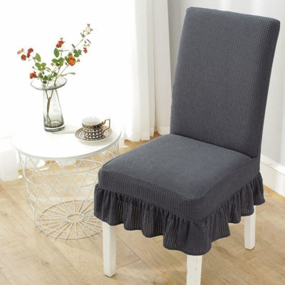 Housse pour chaise de salle à manger facile à installer 1 pièce