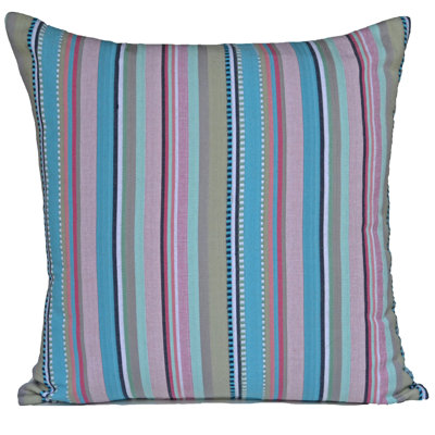 Striped Square Cushion