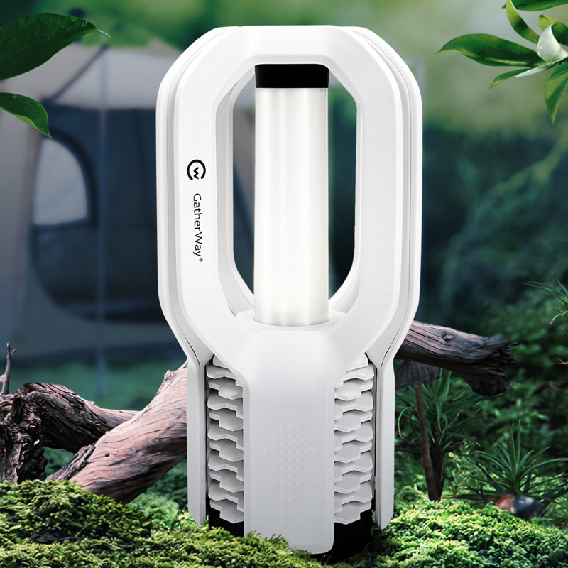 Portable LED Table Lamp Lantern Flashlight Rechargeable Lightweight, White