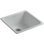 IronTones 20.875" L x 20.875" W Dual Mount Kitchen Sink
