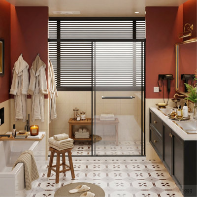 Spacious 60x72 Inch Frameless Shower Door, Aluminum Dual Sliding Glass Door with Soft-Close & Waterproof Buffer System, Quick DIY Installation, Heavy-Duty Metal Bottom Seal