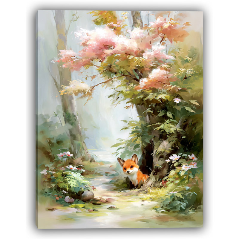 Forest Peeks: Renard en fleur