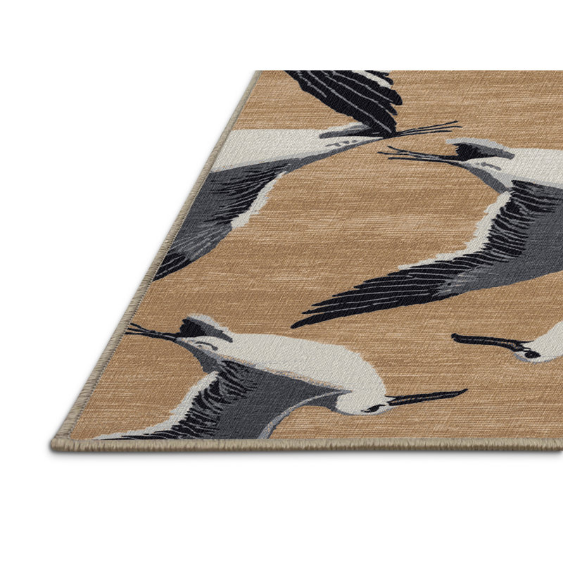  Tapis lavable Northern Fulmar Birds, Rectangle 5 pi x 7 pi