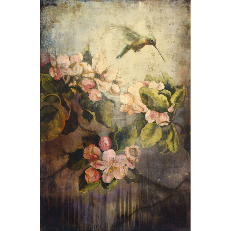 Hummingbird And Blossoms 2 Print