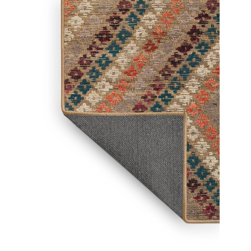 Abstract Indoor Rug, Rectangle 7' x 9'
