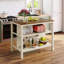Table de préparation pour table de salle à manger avec îlot de cuisine Butcher Block