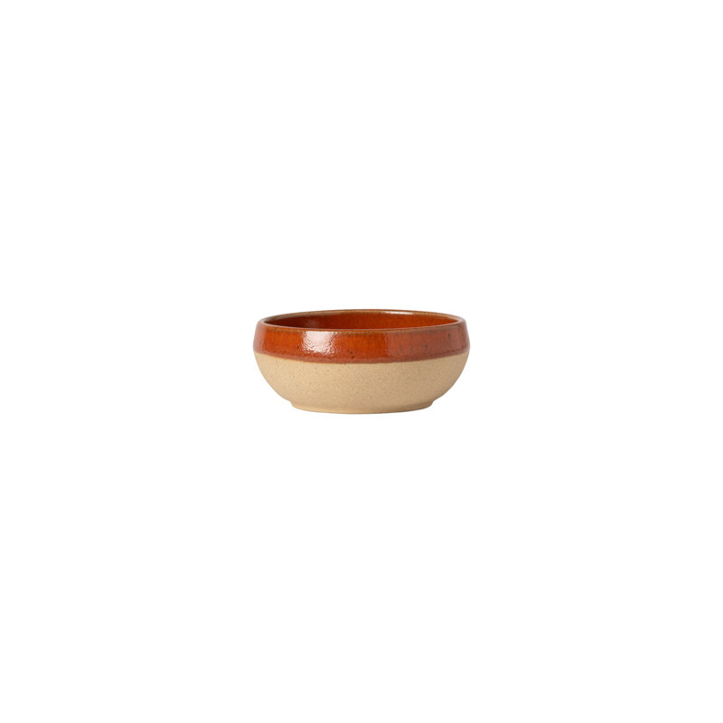 Marrakesh Handmade Stoneware Dessert Bowl, Cannelle