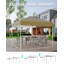 10x10 Pop Up Canopy Tent, Outdoor Tent with 3 Adjustable Height, Easy Set Up Canopy with 4 Sandbags & Carrying Bag for Camping, Parties,Outdoor Events-115843668