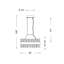 Luminaire suspendu en nickel noir à DEL Glacier 20 po (58 watts)-1419586867-1419586868-1419586870