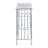 40x14x31" Rustic Iron Arched Fence Console Table, Accent Table