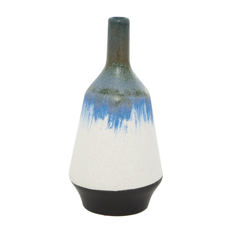 Vase blanc 14 x 7 x 7