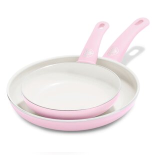 Pastel Pink Kids Cooking Set Saucepan Frying Pan Colander Spoon