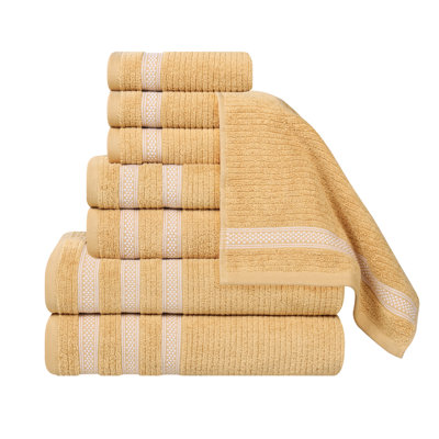 Ensemble de serviettes de salle de bain 8 pièces Orley Zero Twist