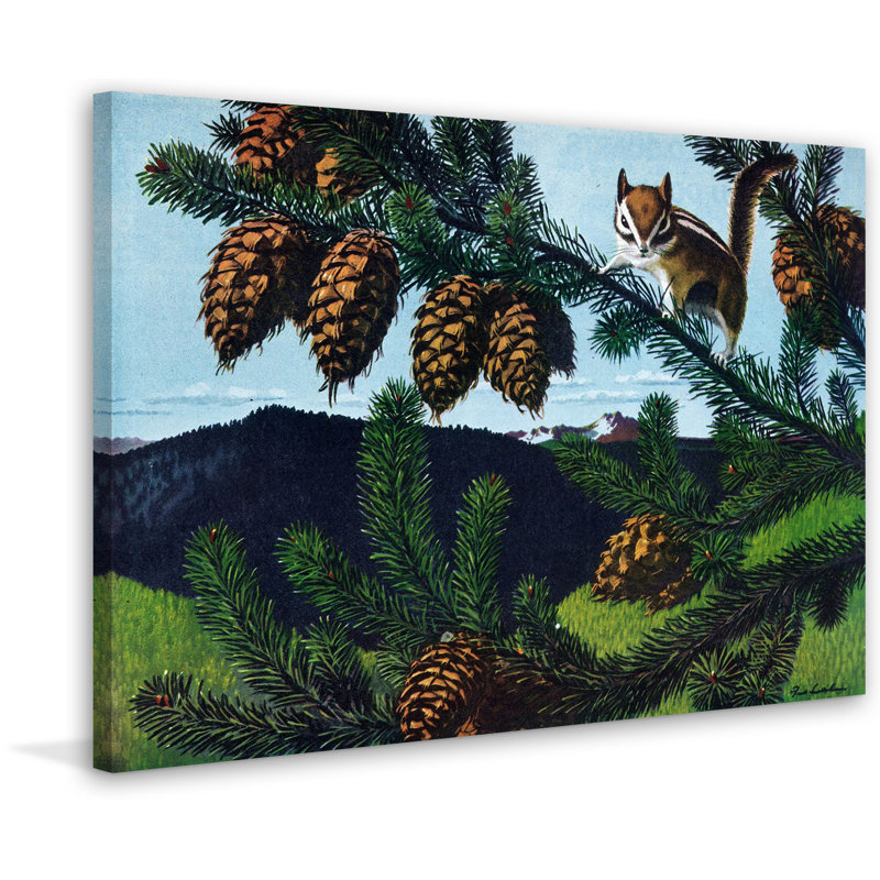 Ground Squirrel by Marmont Hill - Single Picture Frame Painting on Canvas, 30cm H x 45cm W