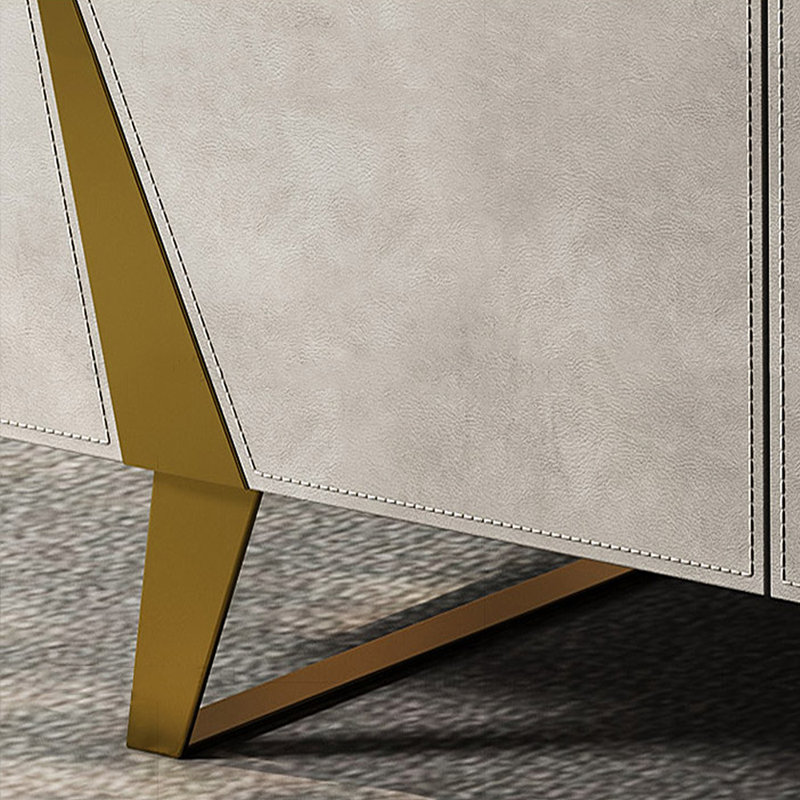 Table basse en marbre de style italien italien, H 17,71 po x L 47,24 po x l 23,62 po