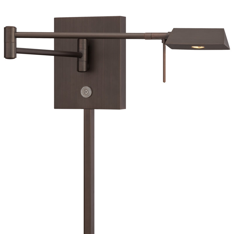 Penncross Plug-in Swing Arm Sconce, Copper Bronze Patina