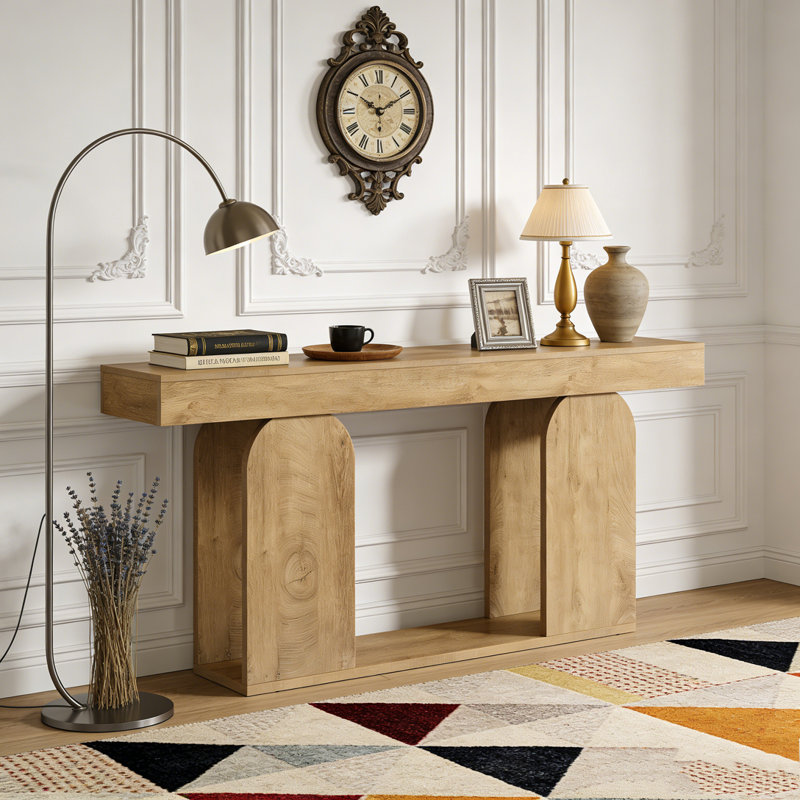 Canapé-lit Rustic Console, Marron clair