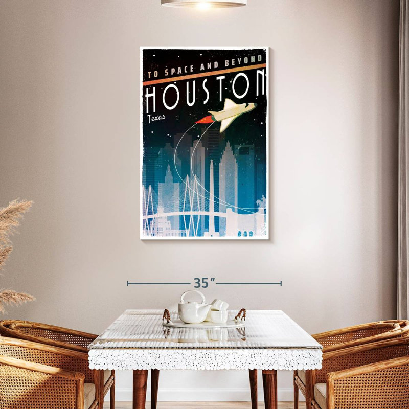 Beyond Houston, 45" H x 30" W