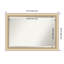 Miroir d'appoint mural en plastique Jonnie-800048134-800048135