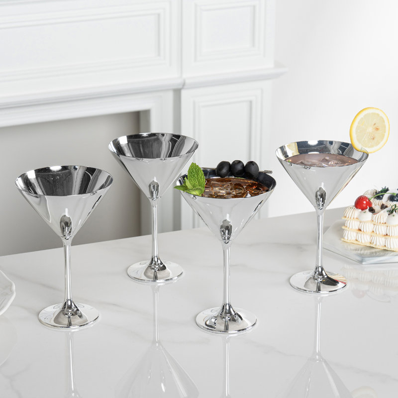 4 Piece 237ml Martini Glass Set