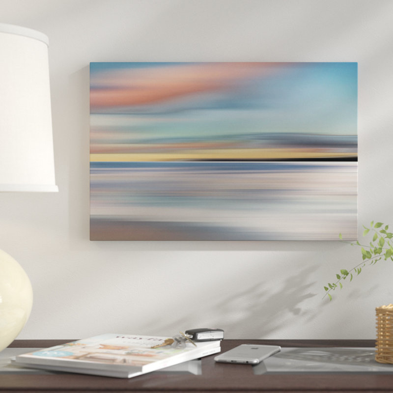 «Honey Twilight» par Mike Calascibetta, reproduction d'art graphique sur toile tendue avec châssis, Toile avec cadre noir