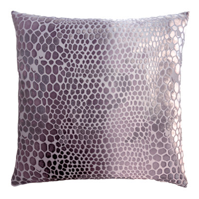 Snakeskin Square Velvet Pillow Cover & Insert