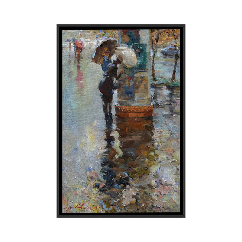 Rain In Kyiv by Igor Zhuk - Painting on Canvas