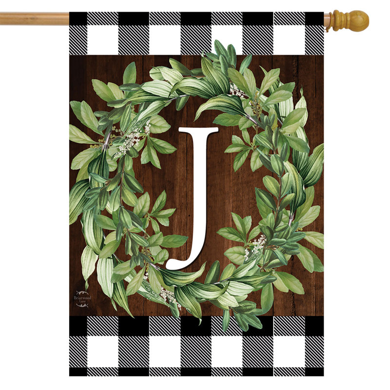 Couronne, monogramme, lettre J, drapeau de la maison