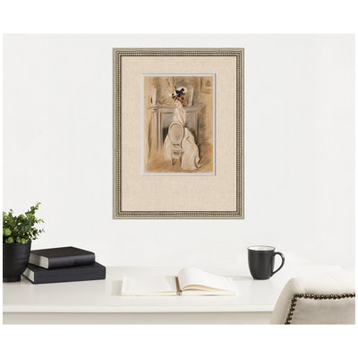 «Alice Helleu Portrait Paul Cesar Helleu Faux Mat» par Nostalgia Prints, reproduction d'art encadrée