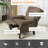 Massage Recliner Sofa With Heat Function, Remote Control, Brown