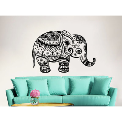 Décalcomanie murale éléphant
