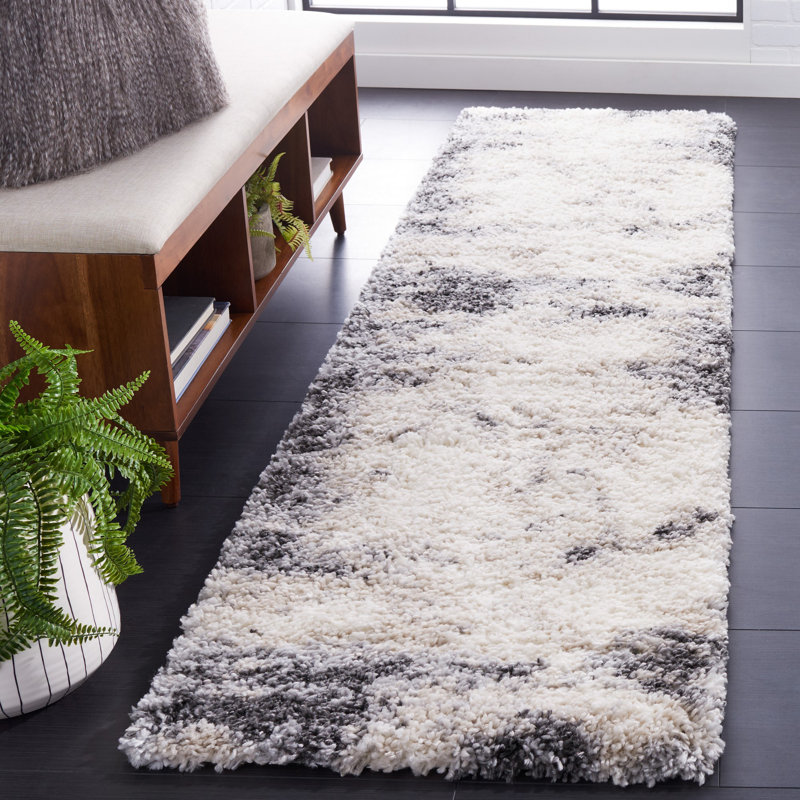 Fontana Shag 800 Performance Abstract Rug, Runner 2'3" x 8'