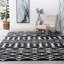Tapis gris foncé / blanc Jemima-628694774