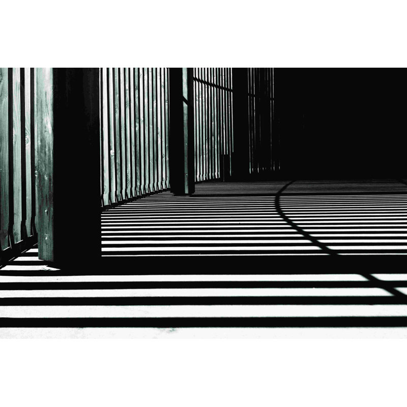 Black Stripes - Photographie sur toile tendue, H 8 po x l 12 po