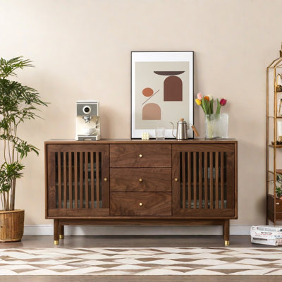 Buffet avec 2 portes et 3 tiroirs