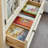 White Solid + Manufactured Wood+Glass Display Cases