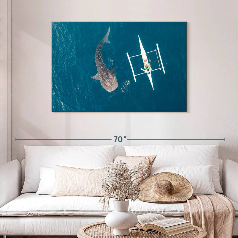 Brampt Oslob Whale Shark, 30" H x 45" W