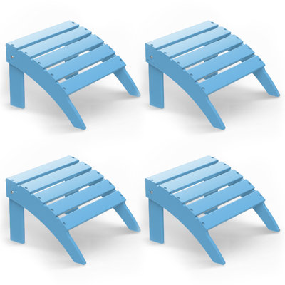 Ensemble de 4 repose-pieds Adirondack Hdpe Classic
