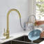 Robinet de cuisine rétractable à poignée simple avec accessoires-70307259