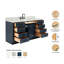 Meuble-lavabo simple en bois massif Jameal avec plateau en marbre de Carrare 0,75 po-208203494-234912499