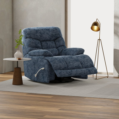 Swivel Glider Recliner in Alaska Glacier