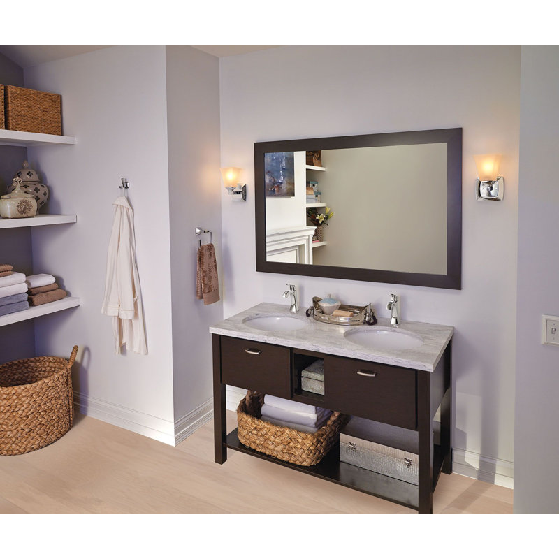 Applique murale 1 lumière pour salle de bain Voss, Chrome