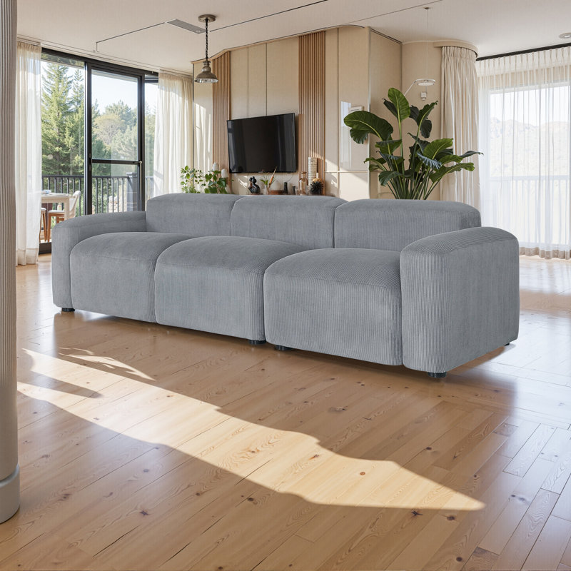 Artimas 3 Seater Corduroy Sofa