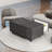 Modern Smart Coffee Table With Built-In Fridge, Bluetooth Speaker, Wireless Charging, Touch Control Panel, USB Interface, Outlet Protection, Atmosphere Light