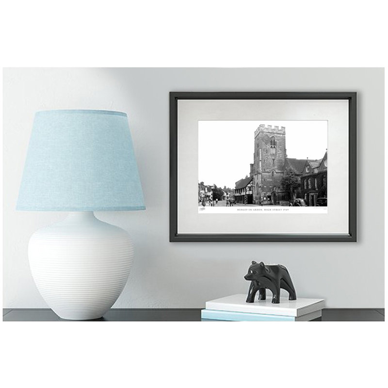 Henley-in-Arden, High Street 1949 by Francis Frith - Single Picture Frame Print, 45cm H x 60cm W x 2.3cm D