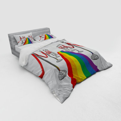 Microfibre multicolore Pride moderne et contemporaine