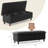 Breeanna Faux Leather Upholstered Storage Bench-380484170