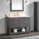 Allie 42" Single Bathroom Vanity with Carrara Marble Top