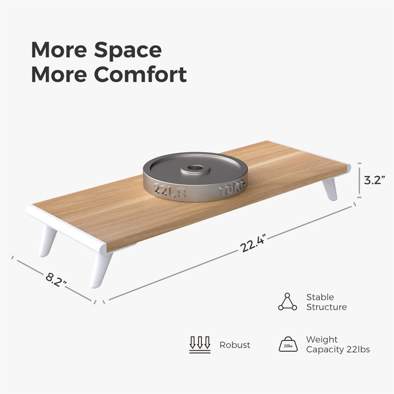 Manufactured Wood Monitor Stand